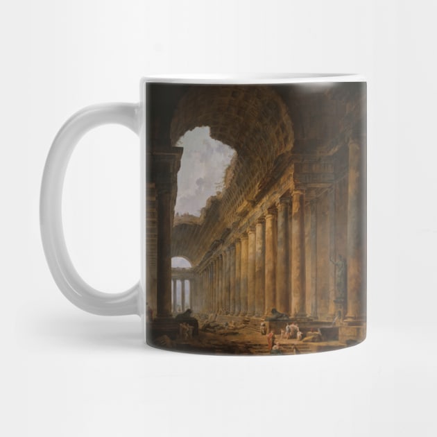 The Old Temple, Hubert Robert by Stefan Balaz Design